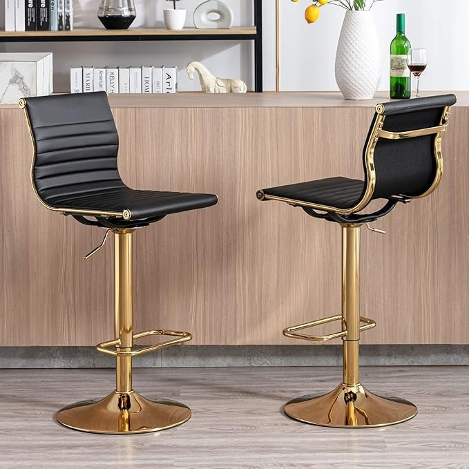 Velvetura™ – Luxuriöse verstellbare Barhocker – Elegant, drehbar, bequem, verstellbar, vielseitig