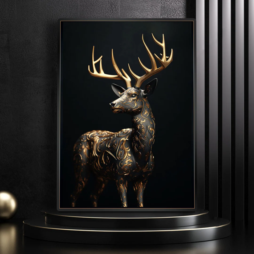 Regalia™ – Wild Majesty Kunstsammlung – Tiermotive in Schwarz und Gold