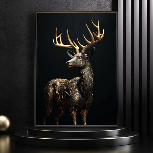 Regalia™ – Wild Majesty Kunstsammlung – Tiermotive in Schwarz und Gold